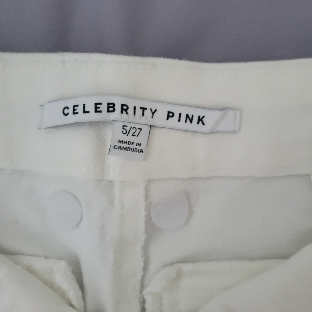Celebrity Pink Women's Cream Shorts - Picture 5 of 5